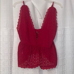 SHEIN peplum tank top